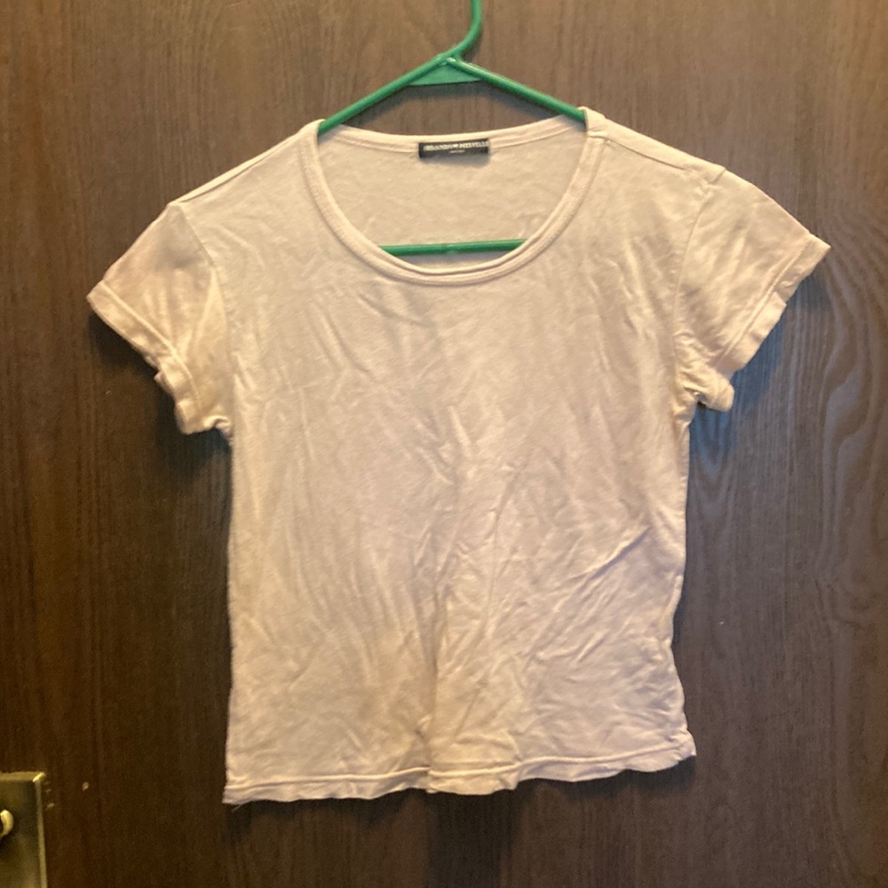 S Brandy Melville light pink top